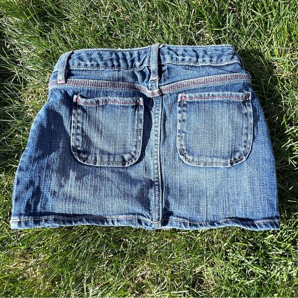 Bundle of 2 GAP Girls Denim Skirts Size 6 - Picture 8 of 8